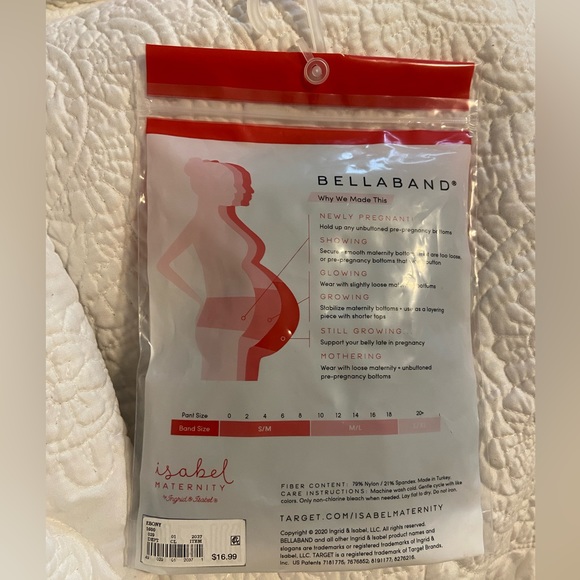 Bellaband Isabel maternity by Ingrid & Isabel Size Medium Black - Picture 3 of 4